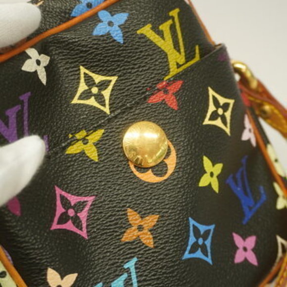 Louis Vuitton Monogram Rift Multicolor Shoulder Bag Black - Picture 8 of 15